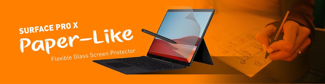 Surface Pro X Paper Like Flexible Glass Screen Protector